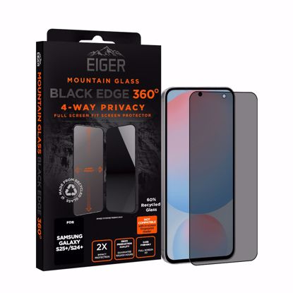 Picture of Eiger Eiger Mountain Black Privacy EDGE 360 Screen Protector for Samsung S25+/ S24+