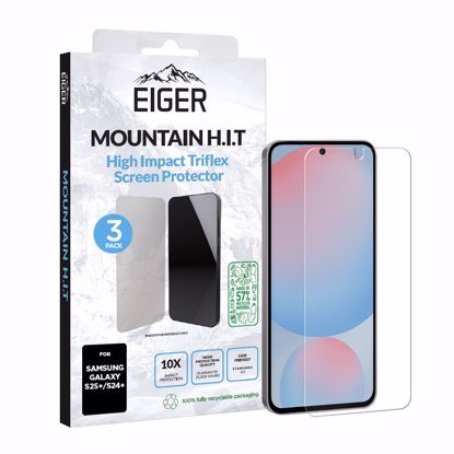 Picture of Eiger Eiger Mountain H.I.T Screen Protector 3 Pack for Samsung S25+/ S24+